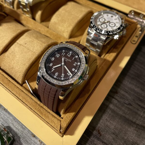 Petak philippe brown face with diamonds ladies