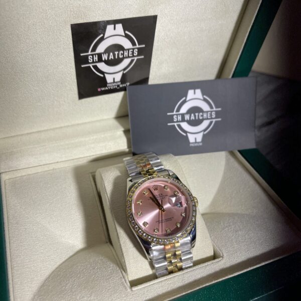 Rolex two tone ladies