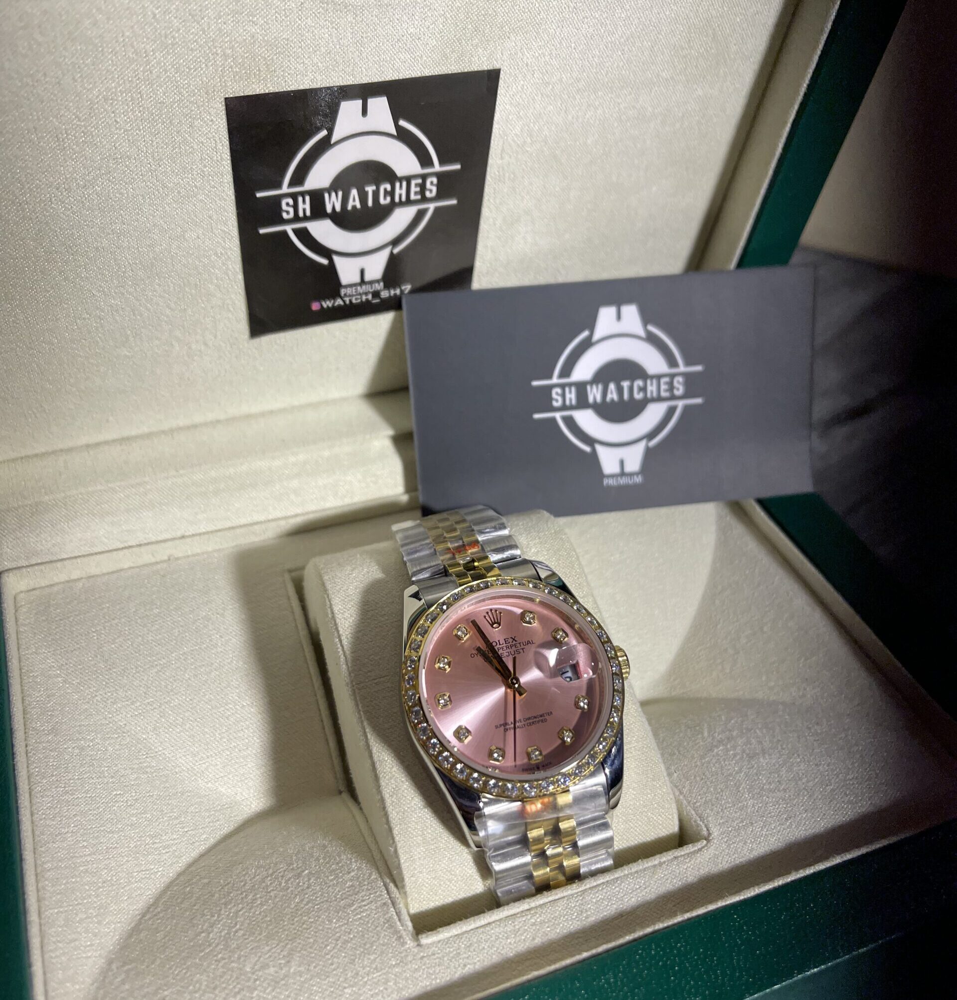 Rolex two tone ladies