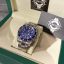 Blue face rolex with stones
